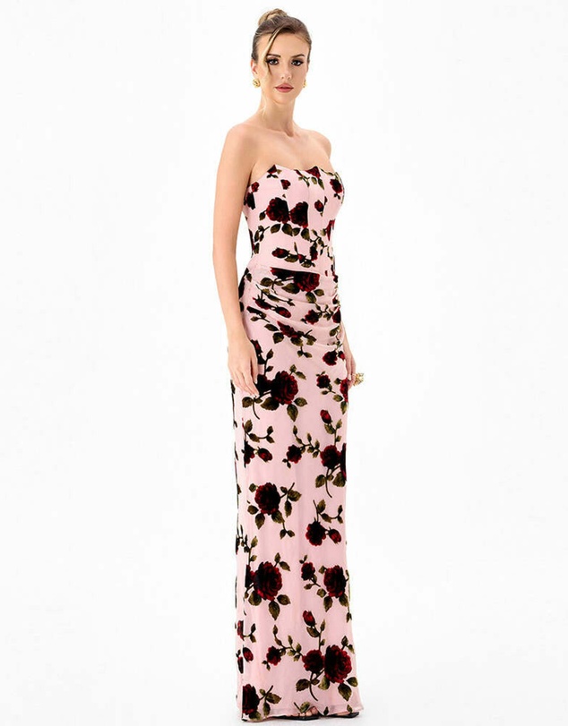 Bariano - Charlene Pointed Draped Maxi