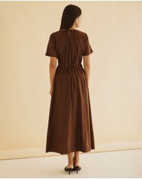 Atmos&Here - Maya Pleat Maxi Dress