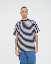 Huffer - Stripe Block Tee