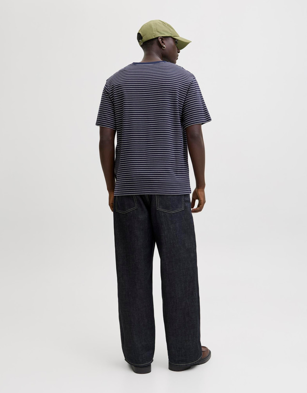 Jack & Jones - JJEDover Striped Tee SS Crew Neck