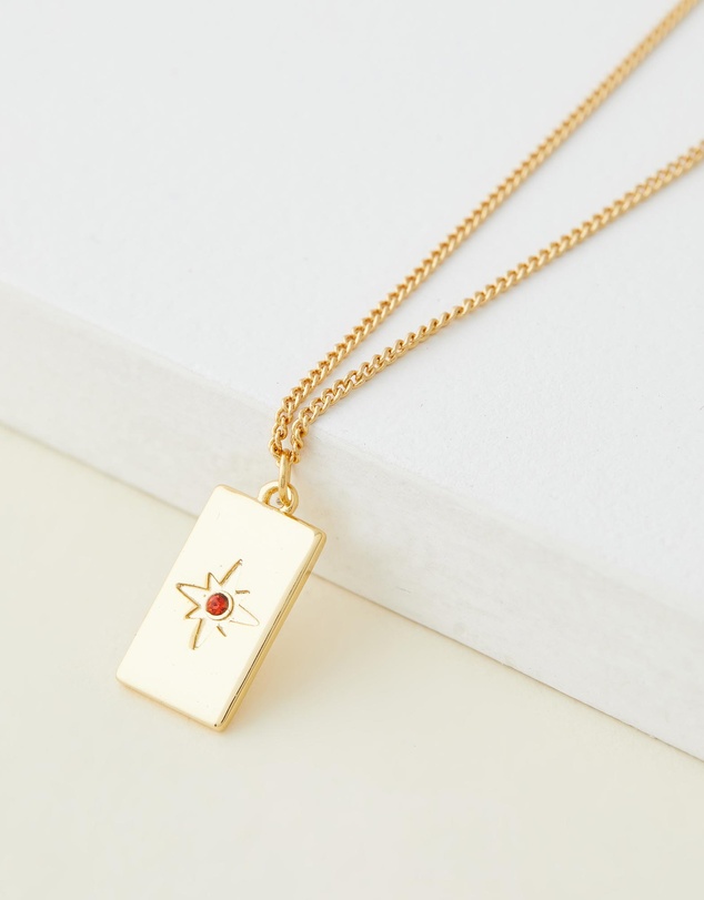 Zahar - July Birthstone Necklace