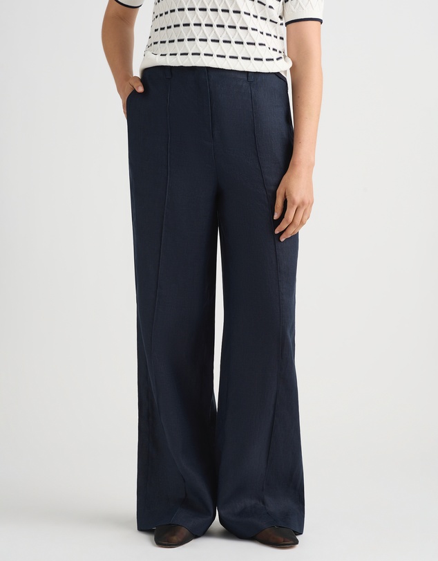 David Lawrence - Imogen Linen Wide Leg Pants
