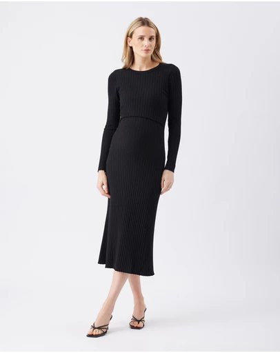 Ripe Maternity - Eden Knit Nursing Dress