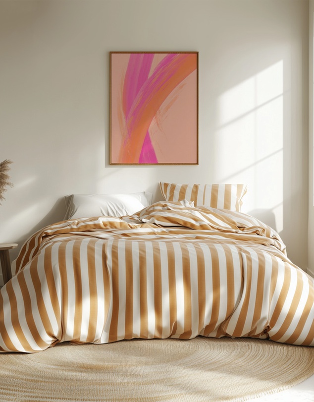 Olive et Oriel - Color Strokes No 15 by Treechild Art Print
