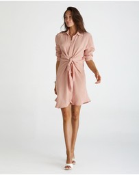 Heaven Australia - Wrap Front Shirt Dress