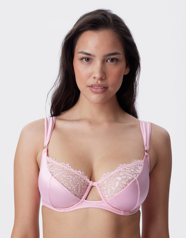 Bras N Things - Venus Unlined Demi Bra - Light Pink