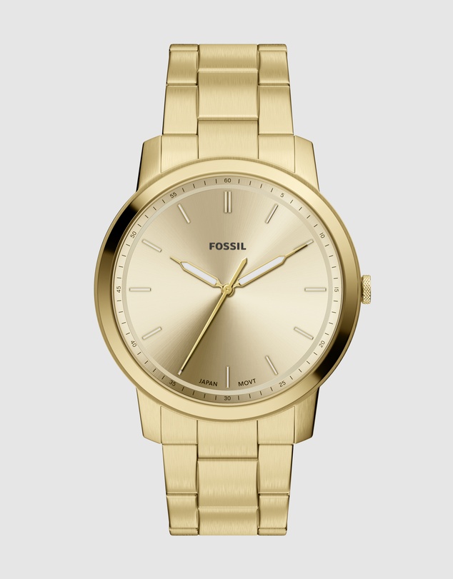 Fossil - Minimalist Gold Tone Analogue Watch
