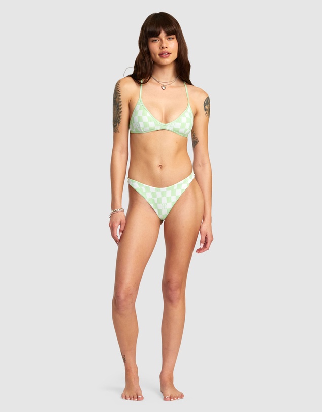 RVCA - Peace Yang Cross Back Bikini Top For Women