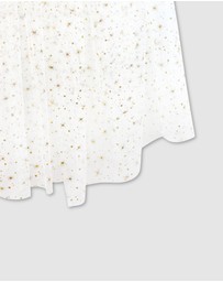 Pink Poppy - Disney Frozen Gold Snow Flakes Cape