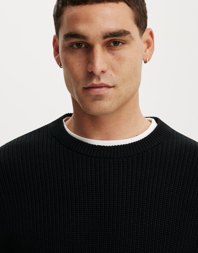Cotton On - Box Fit Crew Knit