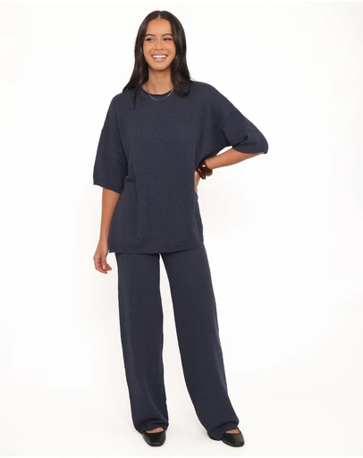 Petal & Pup - Ashby Knit Pant - Navy