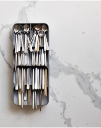 Joseph Joseph - DrawerStore™ Large Compact Cutlery Organiser (Grey)