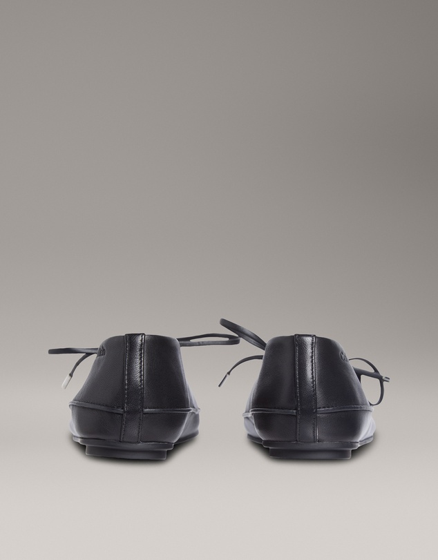Calvin Klein - Leather Mary Jane Ballerinas