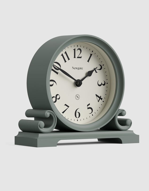 Newgate - Newgate Divisadero Mantel Clock-Asparagus Green