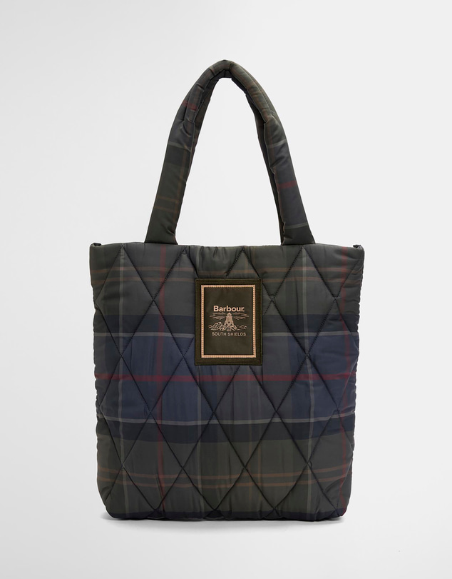Barbour - Tartan Arlene Quilted Tote Bag