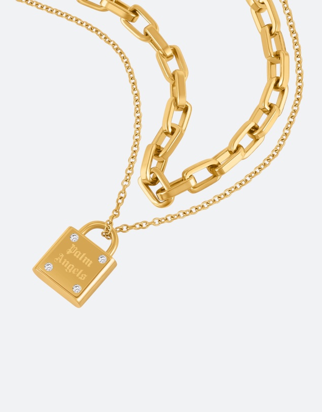 Palm Angels - Ilda GP Lock&Chains Necklace