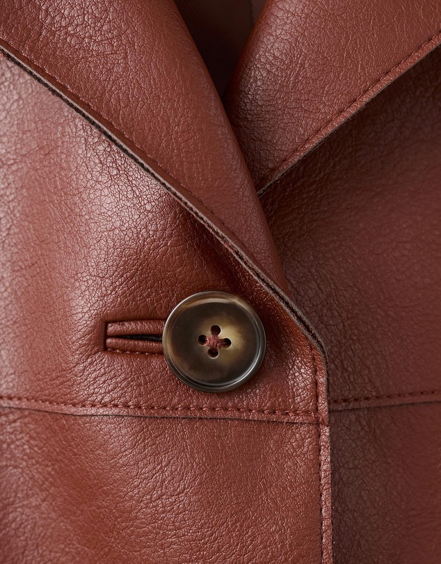 M.N.G - Faux-Leather Jacket With Pockets