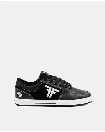 Fallen Footwear - Fallen Footwear Men Patriot 20 Year w/Pair Of Socks Shoes Black/White
