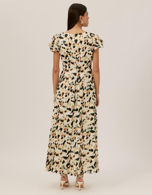 Tussah - Morgan Flutter Sleeve Midi Dress