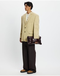 Recto - Oversized Single Breasted Tweed Jacket