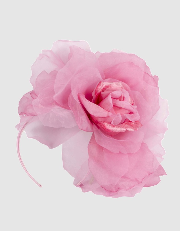 Fillies Collection - Large Hot Pink Flower Fascinator Headband