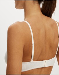 Cotton On Body - Cotton Pointelle Triangle Padded Bralette
