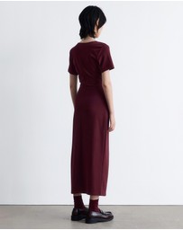 & Other Stories - Draped SS Midi Dress