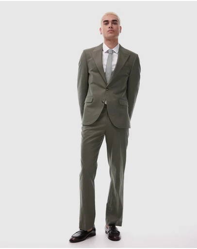 Topman - Straight Suit Trousers