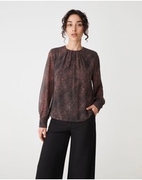 Forcast - Sonia Gathered Neck Top