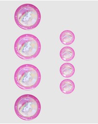 Pink Poppy - Unicorn Dreamer 15 Piece Tin Tea Set In Carry Case