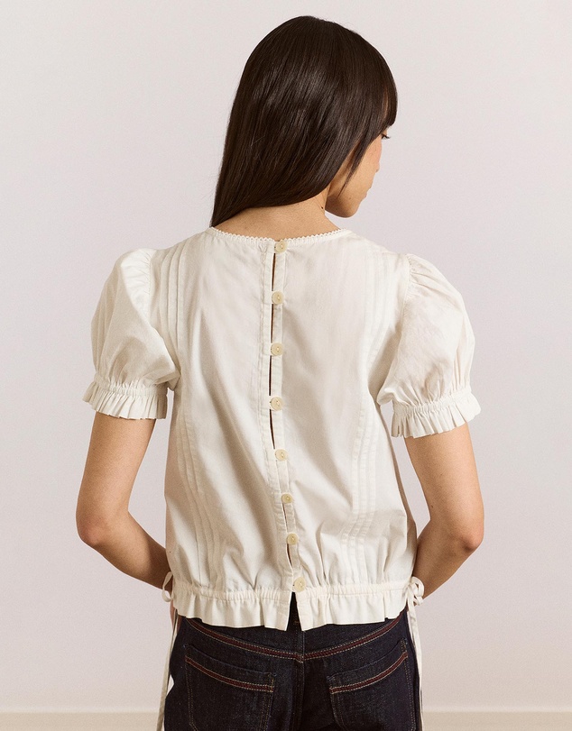 Damson Madder - Mabel Lace Insert Blouse