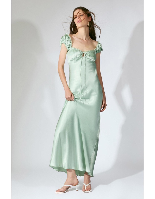 Bardot - Stasia Satin Maxi Slip Dress
