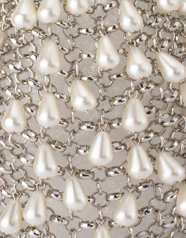 Olga Berg - Jaden Pearl Chainmail Bag