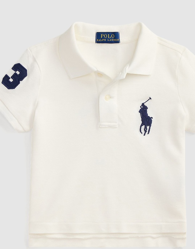 Polo Ralph Lauren - Boxy Big Pony Stretch Mesh Polo Shirt - Kids