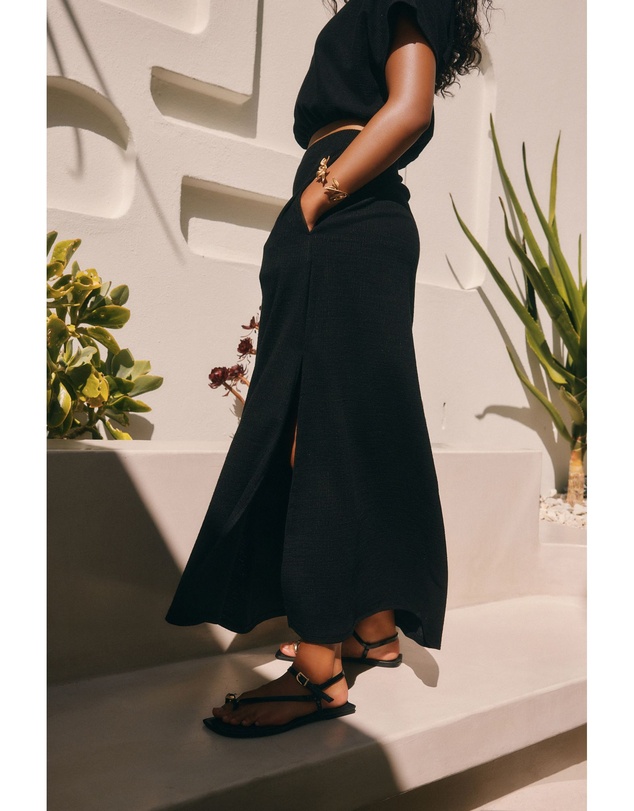 NEXT - Textured Jersey Midi Skirt