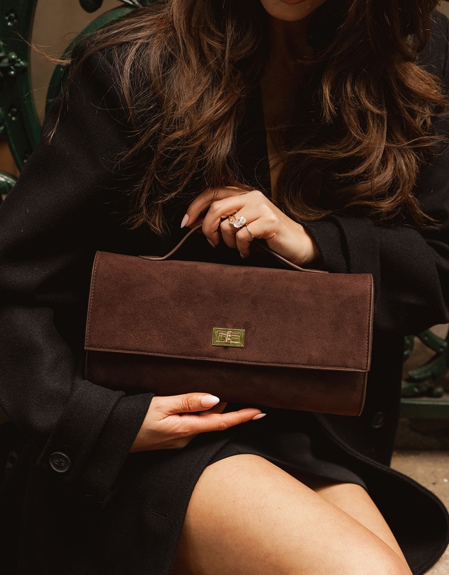 Louenhide - Delaney Suedette Clutch