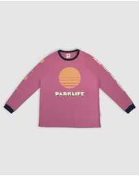 Banabae - Parklife Ladies Long Sleeve Tee - Peony
