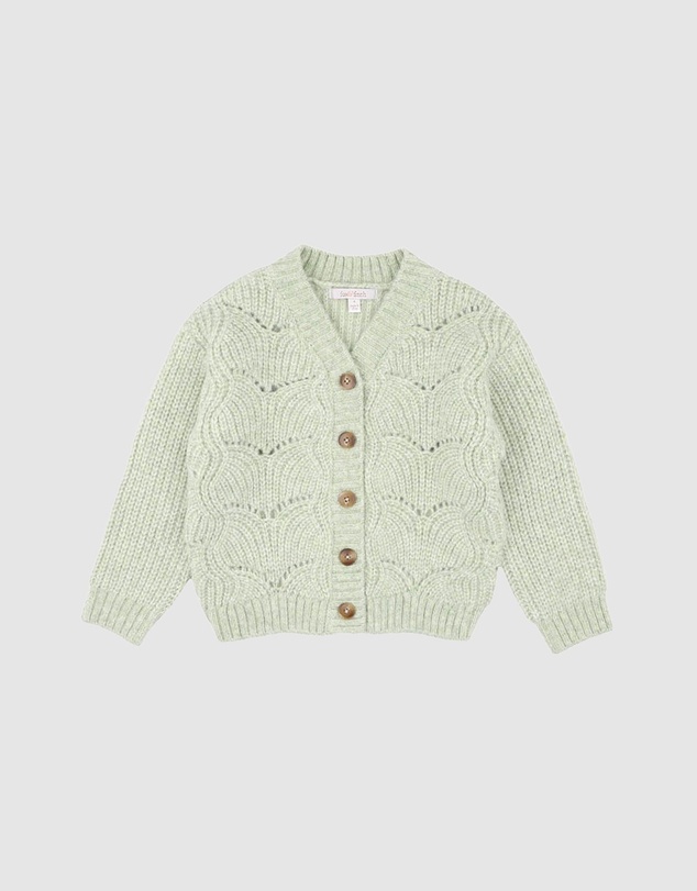 Fox & Finch - Orchard Bloom Pointelle Cardigan - Babies