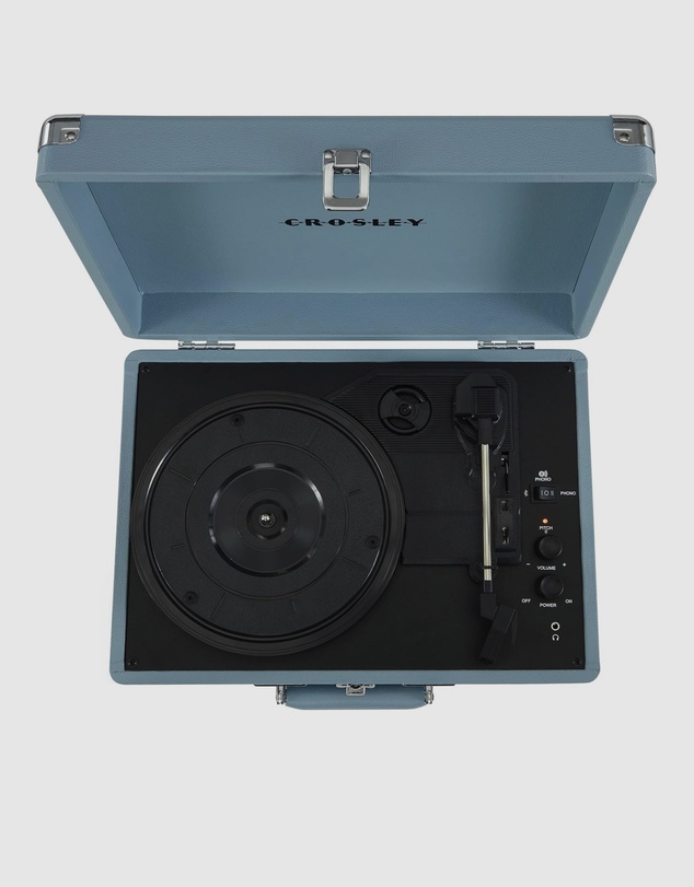 Crosley - Crosley Cruiser Bluetooth Portable Turntable - Tourmaline