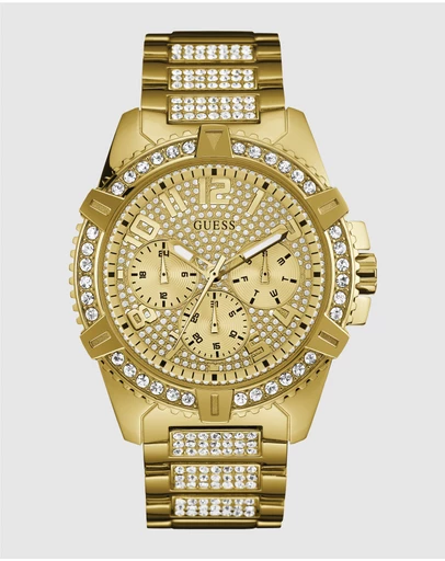 GUESS - Frontier Gold Tone 48mm Watch