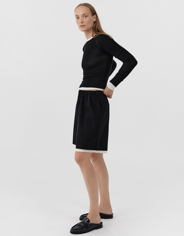 St. Agni - Layered Bermuda Shorts