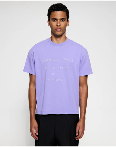 Stockholm Surfboard Club - Box Tee Paradise