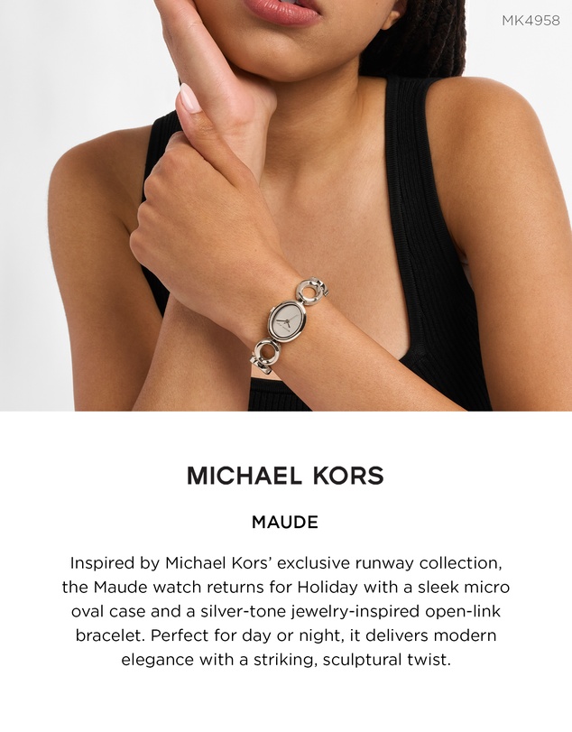 Michael Kors - Maude Silver Analogue Watch