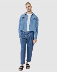 Justin Cassin - Mooney Button Cropped Pants