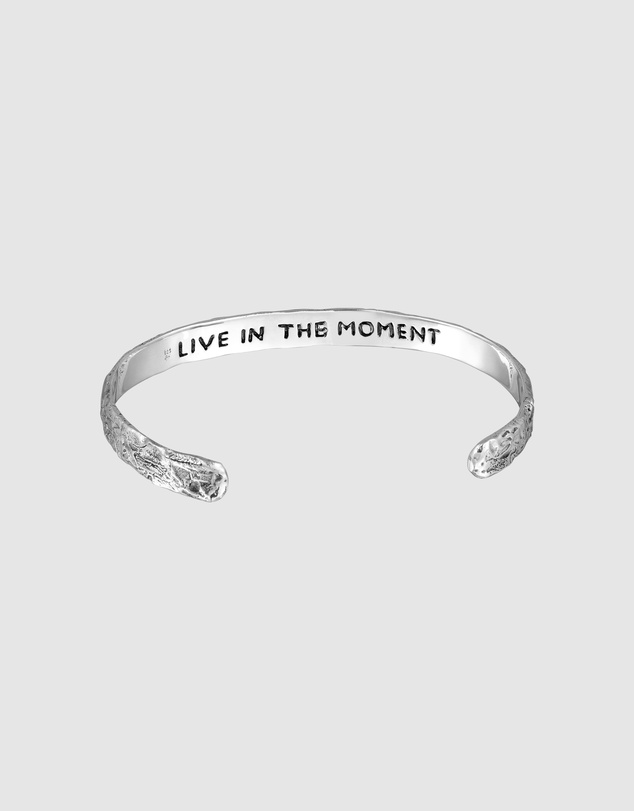 Haze & Glory - ICONIC EXCLUSIVE - Live in the Moment Bangle in 925 Silver