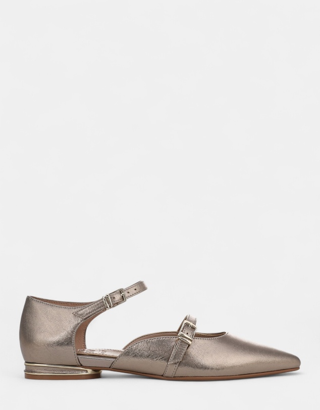 Naturalizer - Harmony Mary-Jane Flat - Pewter
