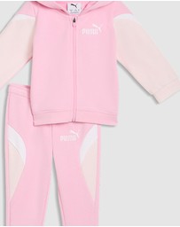 Puma - Minicats ESS Block Hooded FZ Set TR - Babies-Kids