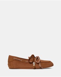Kate Spade - Know The Ropes Suede Boat Shoes