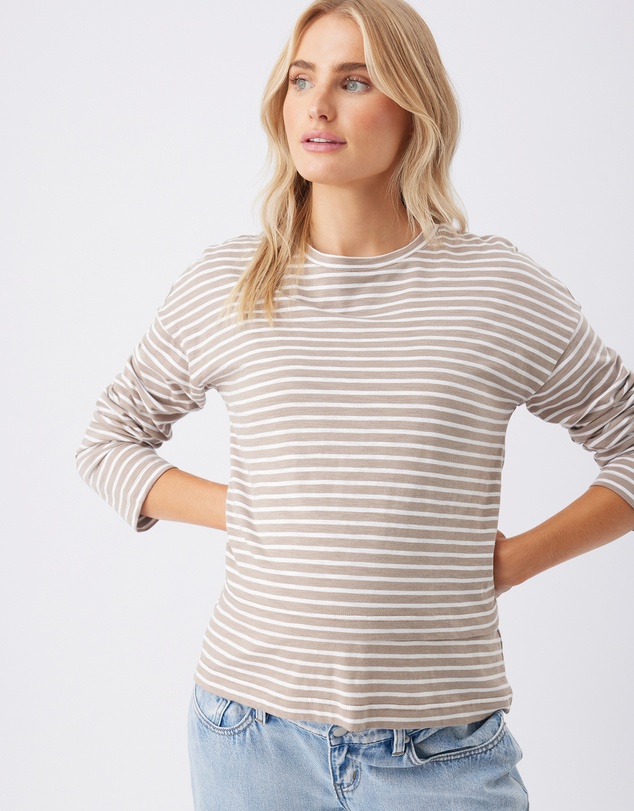 Ripe Maternity - Claudette L/S Nursing Top