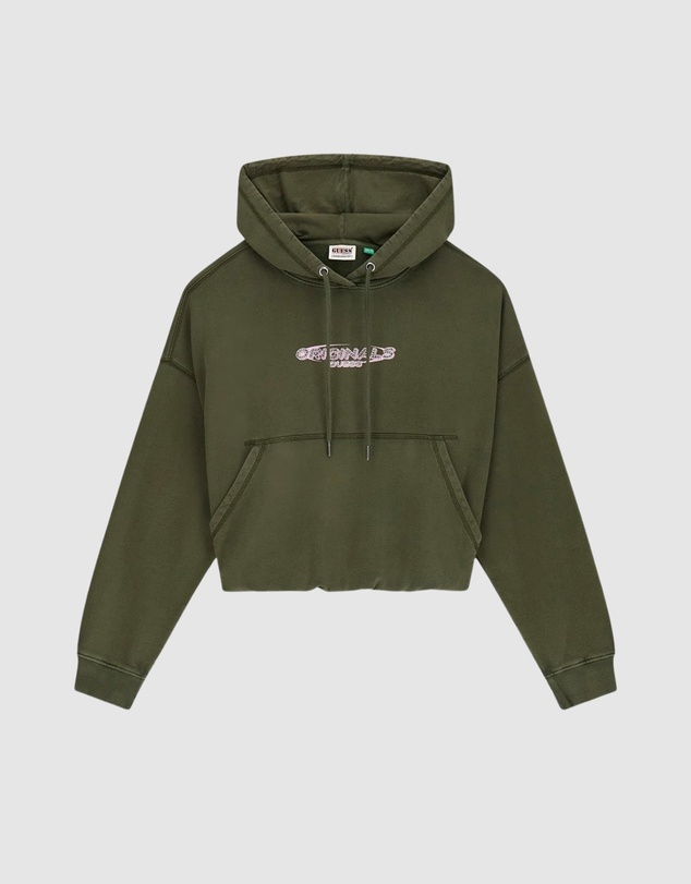 GUESS Originals - GUESS Originals Bubble Hem Oversized Hoodie